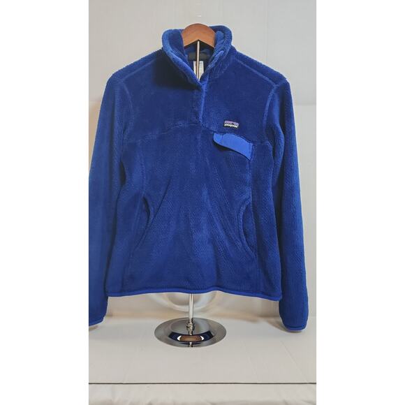 Patagonia Jackets & Blazers - Patagonia Women's Small Blue Re-Tool Snap-T Pullover Fleece Polartec‎ Thermal